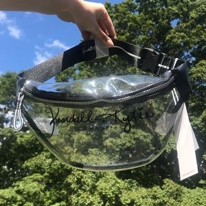Kendall And Kylie Clear Black Fanny Bag Waist Bag